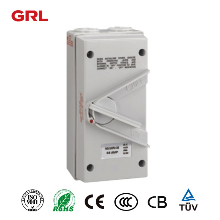 PV Isolator Switch DC/AC 30A IP65 Disconnect Circuit Breaker for Solar  Panels 