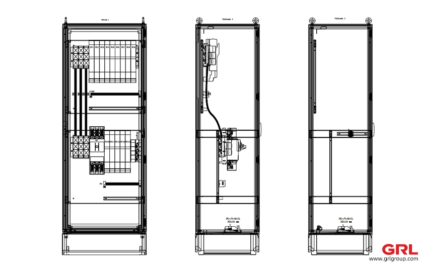 Busbar system distribution panels