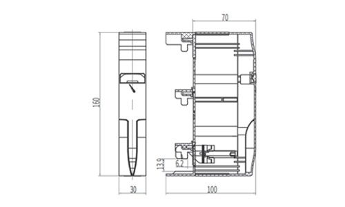 Connection module l3